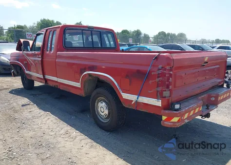 1986 Ford F150 из США, поврежденный, VIN 1FTEX15H8GKB25428